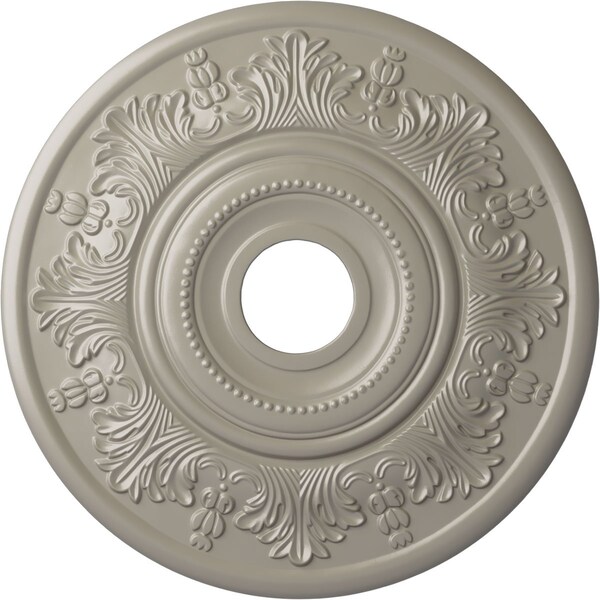 Ekena Millwork Vienna Ceiling Medallion (Fits Canopies up to 6 1/2"), 20"OD x 3 1/2"ID x 1 1/2"P, Pearl White CM20VIPWS - main